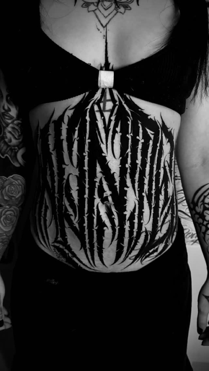Lettering & Script tattoo artist work by Coop at Yes Electric Tattoo Toronto