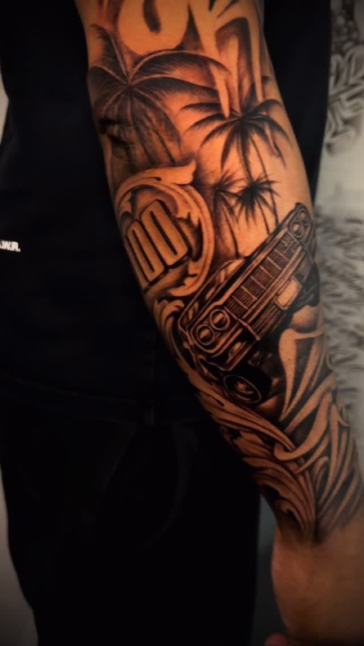 Lettering & Script tattoo artist work by Coop at Yes Electric Tattoo Toronto