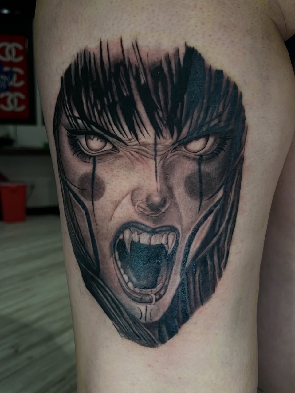 Black & Grey Realism tattoo artist work by Nau Frago at Yes Electric Tattoo Toronto